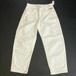 Gap high-rise curvy barrel jeans